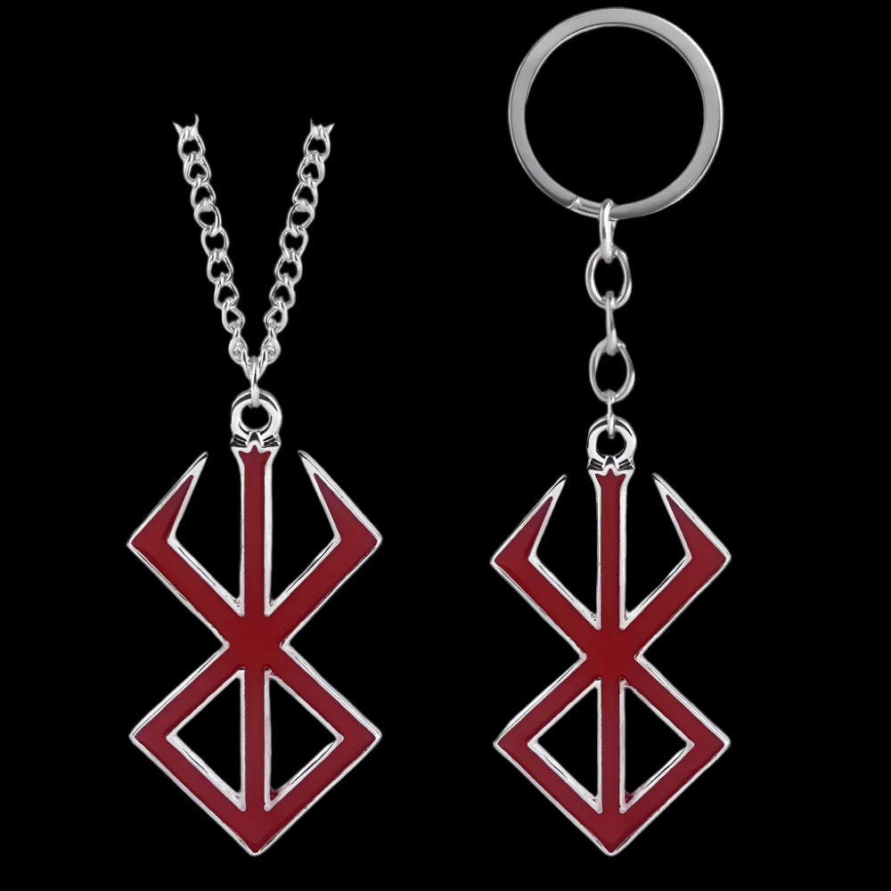 Brand of sacrifice necklace and keychain collection