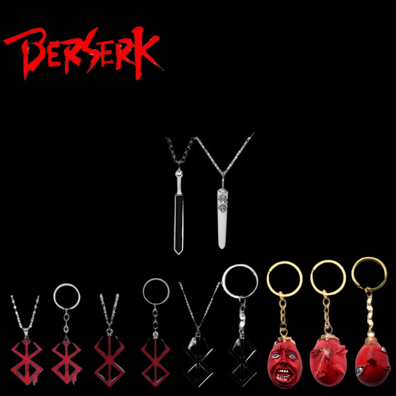 Brand of sacrifice necklace and keychain collection